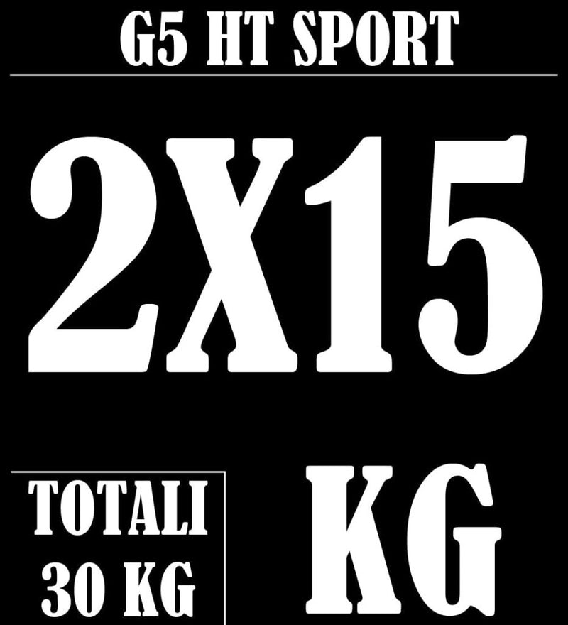 Load image into Gallery viewer, G5 HT SPORT Halterschijven van gietijzer, gatdiameter: 25 mm, voor sportschool en thuisgymnastiek, 0,5 tot 20 kg, voor halters en lange halters - happygetfit.com
