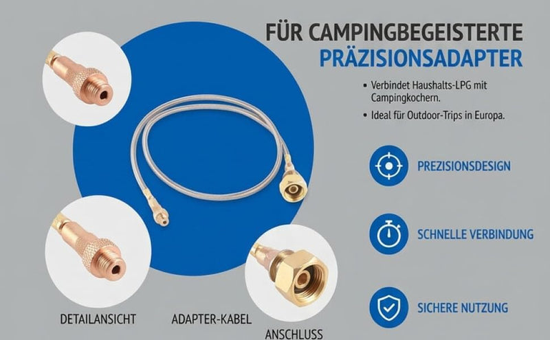 Load image into Gallery viewer, Gastank Hoofd Adapter Outdoor Camping Fornuis Gebruik Gas Tank Transfer Slang Connector Conversiekop Adapter voor Camping Picknick - happygetfit.com

