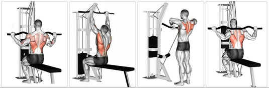 Gebogen lat pulldown bar met EVA handgrepen tot 136 kg – kabelstang – fitness accessoire - happygetfit.com