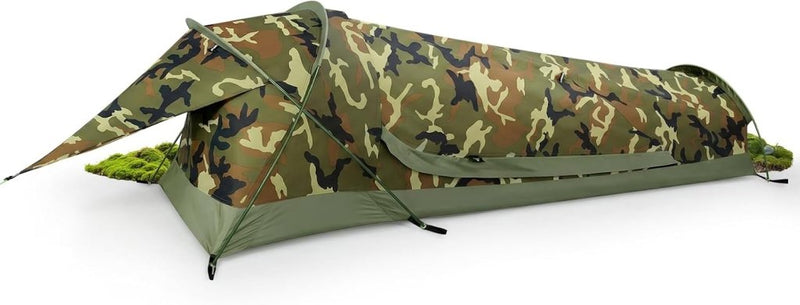 Laad afbeelding in Galerijviewer, GEERTOP Ultralight Single Person Bivy Tent for Camp Waterproof 1 Man Tent for Camping Hiking Backpacking Hunting Outdoor Survival Gear - Easy Set Up - happygetfit.com
