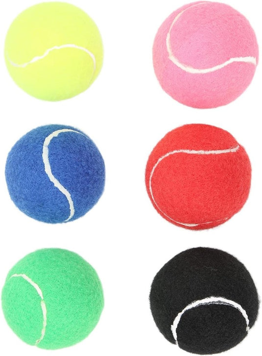 Gekleurde oefentennisballen set van 6 - happygetfit.com