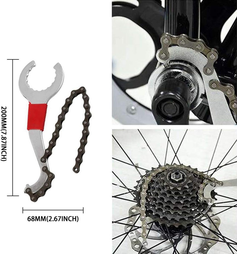 Load image into Gallery viewer, Gereedschapsset fietsketting, fietsschakeltang, kettingsplitser, kettingcontroleapparaat, kettingschakeltang, kettingverwijderaar / bracketverwijderaar / tandwielverwijderaar / cranktrekker - happygetfit.com
