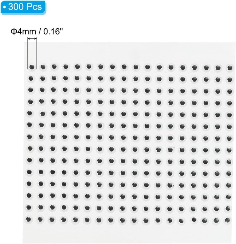 Load image into Gallery viewer, Glow in the dark 3D visoog stickers 3 mm (300 stuks) - Lichtgevende kunstaas ogen - Vliegbinden &amp; visgerei accessoires - happygetfit.com
