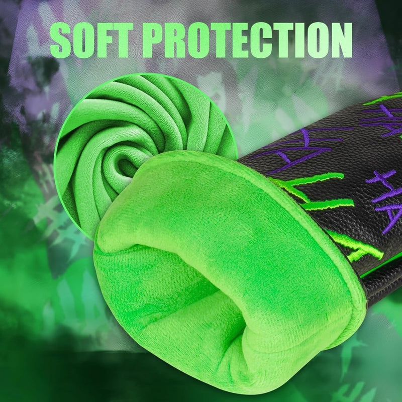Chargez l'image dans la visionneuse de la galerie, Golf putter beschermhoes voor DF3 hamerputter met HAHA borduurwerk en magneetsluiting – putterhoes – golfaccessoires - happygetfit.com
