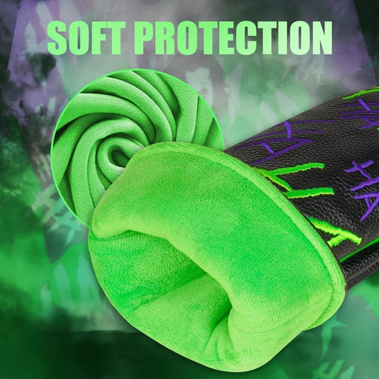 Golf putter beschermhoes voor DF3 hamerputter met HAHA borduurwerk en magneetsluiting – putterhoes – golfaccessoires - happygetfit.com