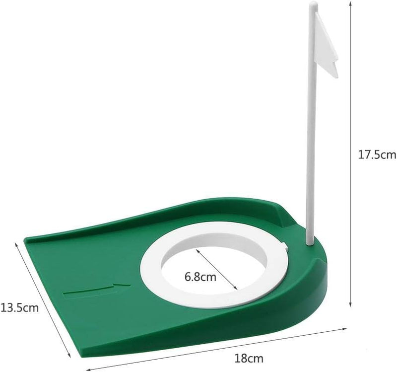 Chargez l'image dans la visionneuse de la galerie, Golf putting oefenhole van kunststof met vlag voor binnen en buiten – putting cup – golftraining - happygetfit.com
