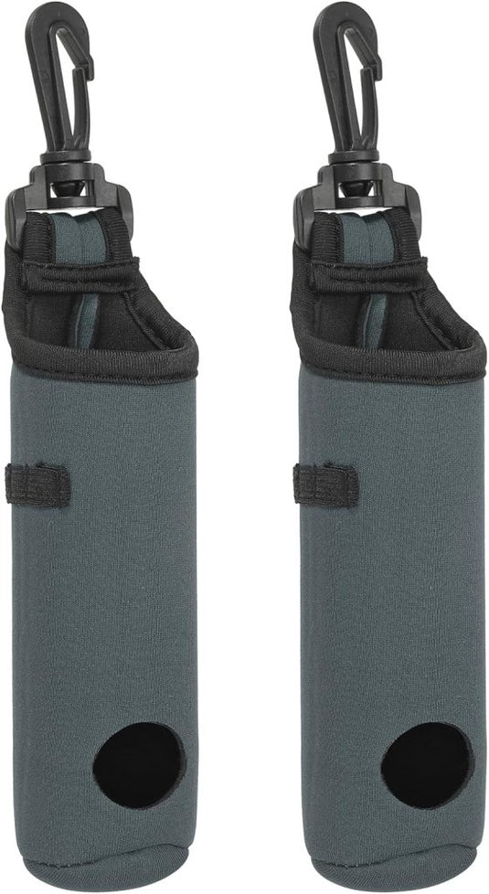 Golfbal houder van neopreen voor 3 ballen en 3 tees lichtroze – golfbal draagtas – golf accessoires - happygetfit.com