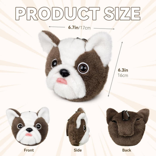 Golfclub beschermhoes met dierenontwerp en zachte pluche voering – dieren headcover – golfcadeau - happygetfit.com