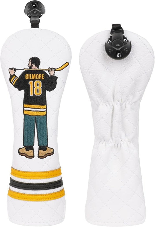 Golfclub beschermhoes met geborduurd filmpersonage van kunstleer – cartoon headcover – golfclub bescherming - happygetfit.com
