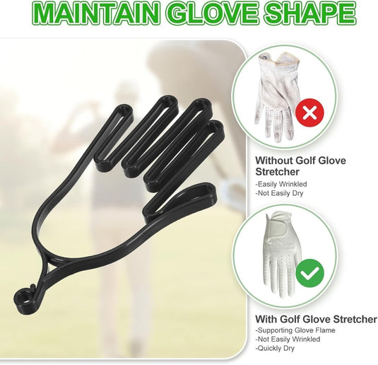 Golfhandschoen houder met ophanghaak – handschoenspanner en droger – golf accessoires - happygetfit.com