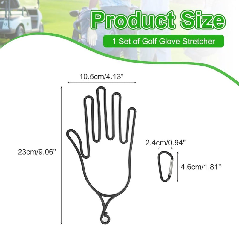 Chargez l'image dans la visionneuse de la galerie, Golfhandschoen houder met ophanghaak – handschoenspanner en droger – golf accessoires - happygetfit.com
