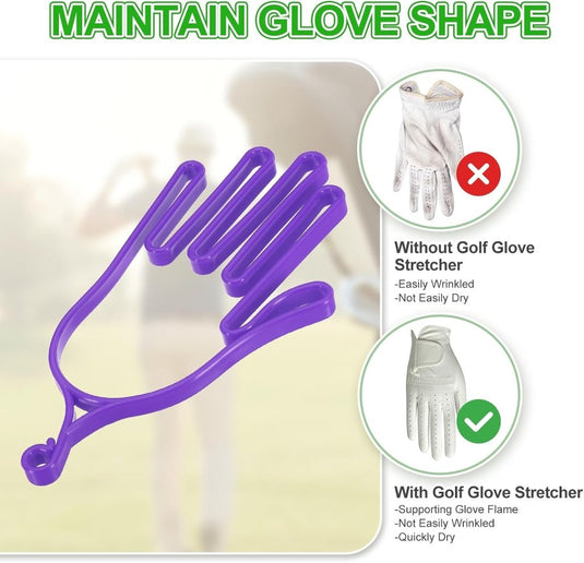 Golfhandschoen houder met ophanghaak – handschoenspanner en droger – golf accessoires - happygetfit.com