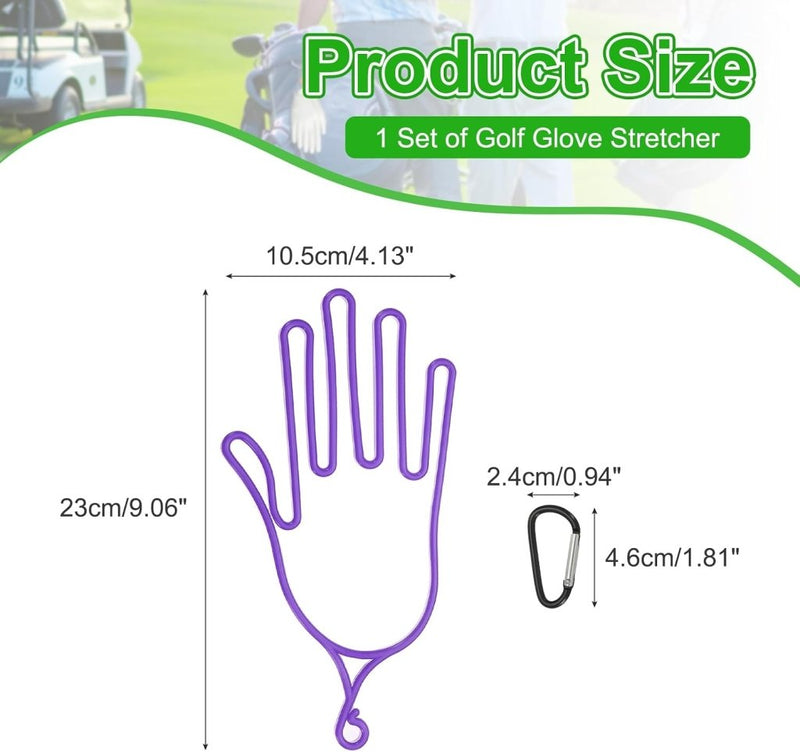 Chargez l'image dans la visionneuse de la galerie, Golfhandschoen houder met ophanghaak – handschoenspanner en droger – golf accessoires - happygetfit.com
