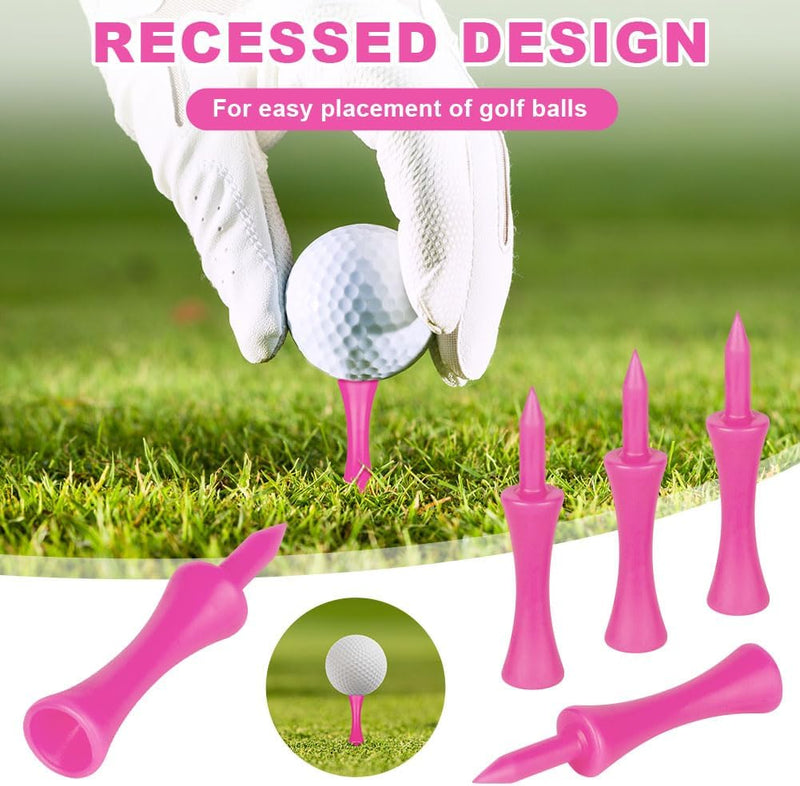 Load image in Gallery Viewer, Golftees 84 stuks van stevig kunststof in 7 verschillende hoogtes van 25 tot 70 mm – golfpinnetjes – afslagtraining - happygetfit.com
