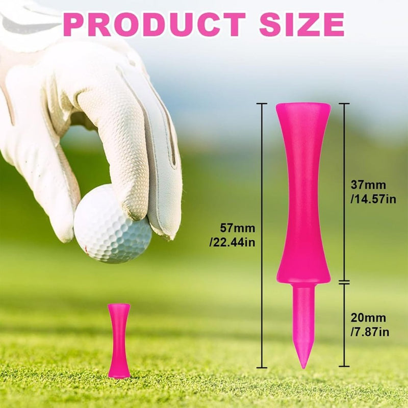 Load image in Gallery Viewer, Golftees 84 stuks van stevig kunststof in 7 verschillende hoogtes van 25 tot 70 mm – golfpinnetjes – afslagtraining - happygetfit.com
