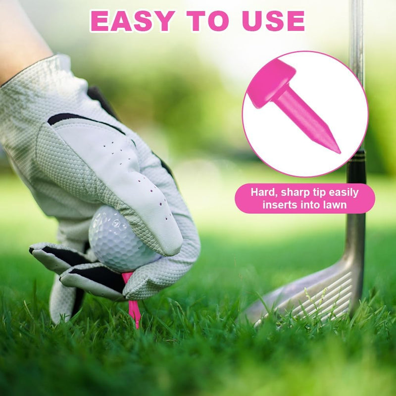 Load image in Gallery Viewer, Golftees 84 stuks van stevig kunststof in 7 verschillende hoogtes van 25 tot 70 mm – golfpinnetjes – afslagtraining - happygetfit.com
