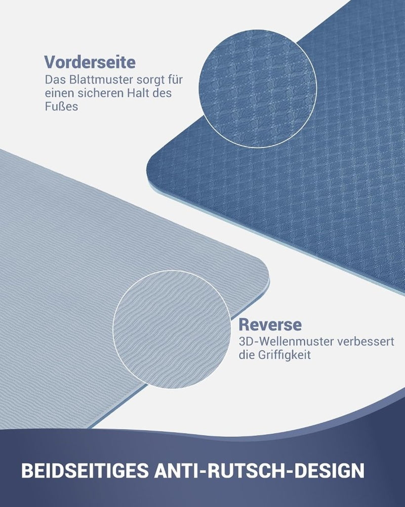 Laad afbeelding in Galerijviewer, Good Nite Yogamat, Gymnastiek, Pilates Oefenmat voor vrouwen, antislip, dik 6 mm met draagriem, Tpe, 183 x 61 x 0,6 cm - happygetfit.com
