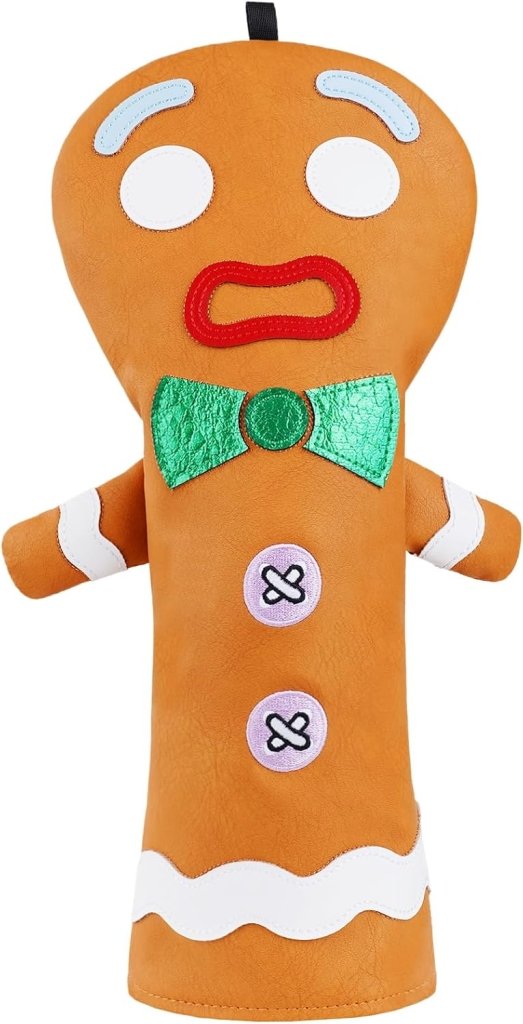 Grappige golfclub beschermhoes met Monster Cookie ontwerp voor driver en fairway – golfheadcover – golfcadeau - happygetfit.com