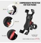Load image into Gallery viewer, Grefay Bike Phone Holder, Motorcycle Phone Holder with Handlebar Clamp for Bicycle, Suitable with iPhone 16 15 14 Pro Max Plus/13 12 11 Pro Max Mini, XS XR X, SE/3.5-6.5 Inch Smartphone, 360 Rotatable - happygetfit.com
