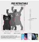 Load image into Gallery viewer, Grefay Bike Phone Holder, Motorcycle Phone Holder with Handlebar Clamp for Bicycle, Suitable with iPhone 16 15 14 Pro Max Plus/13 12 11 Pro Max Mini, XS XR X, SE/3.5-6.5 Inch Smartphone, 360 Rotatable - happygetfit.com
