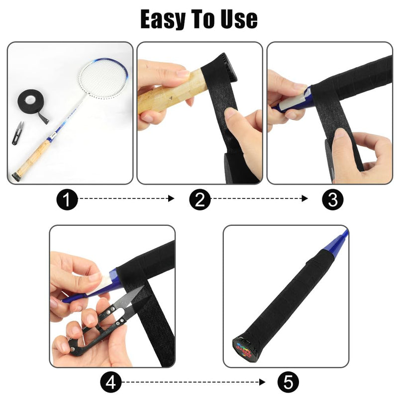 Laden Sie das Bild in Galerie -Viewer, Grip finishing tape 18 mm x 20 m zwart - happygetfit.com

