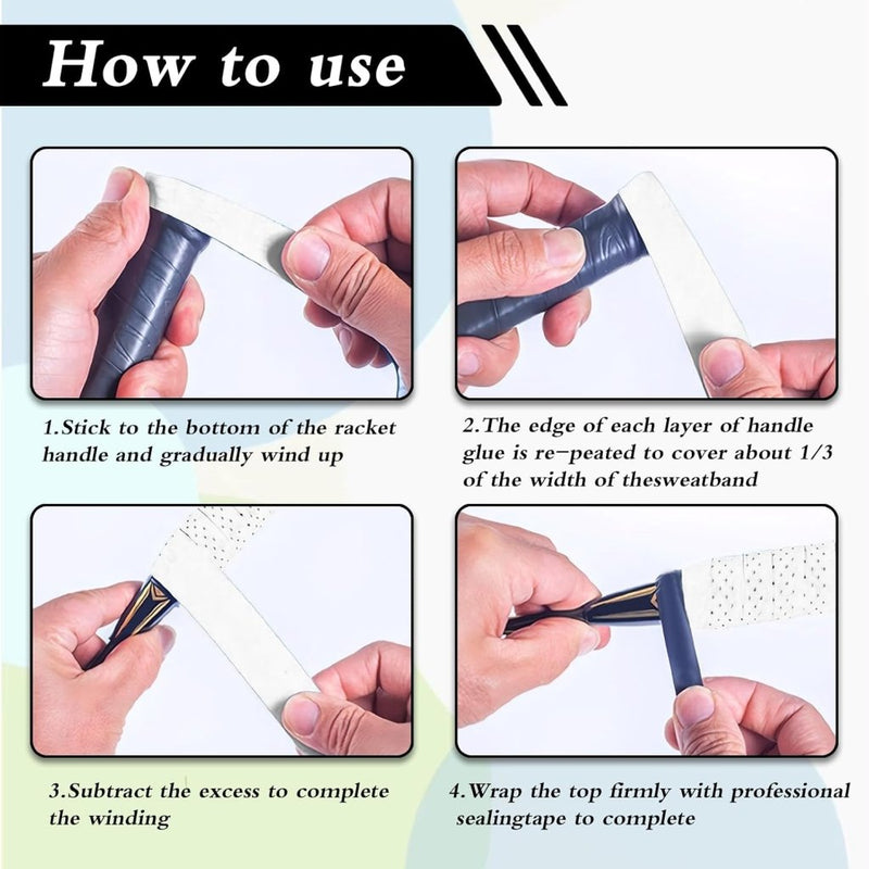 Chargez l'image dans la visionneuse de la galerie, Gripband set 10 stuks voor rackets - happygetfit.com
