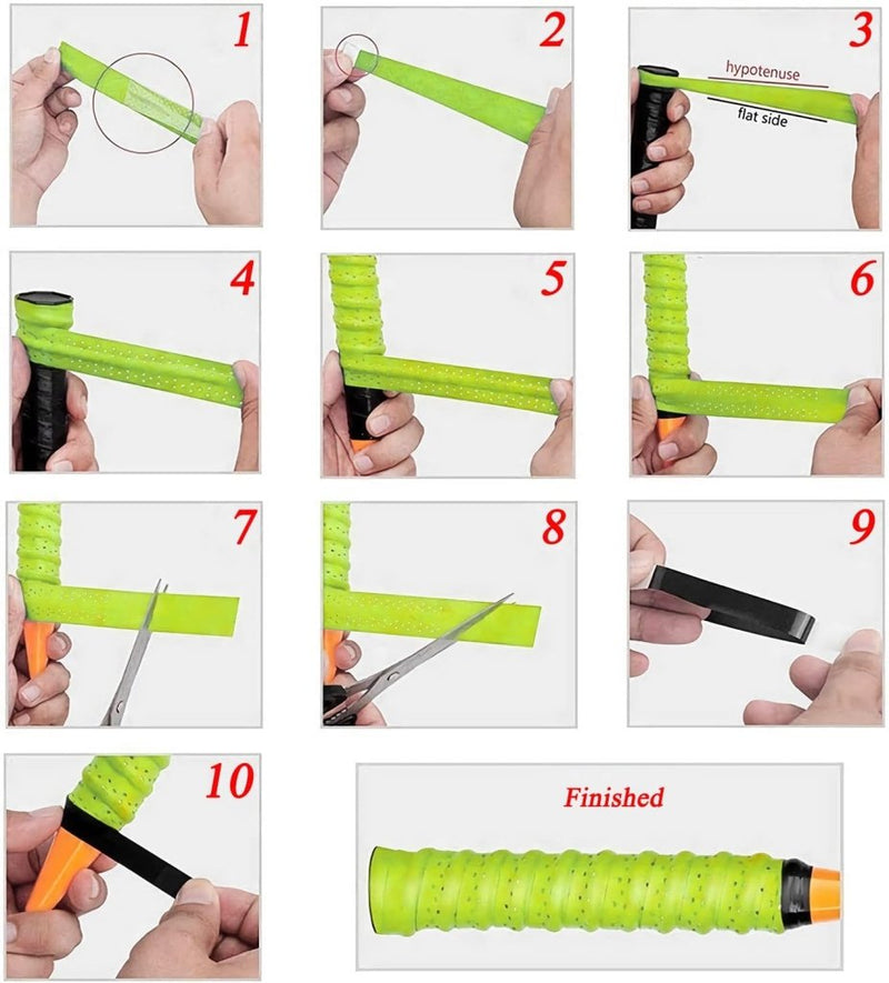 Chargez l'image dans la visionneuse de la galerie, Gripband set 4 stuks voor rackets - happygetfit.com

