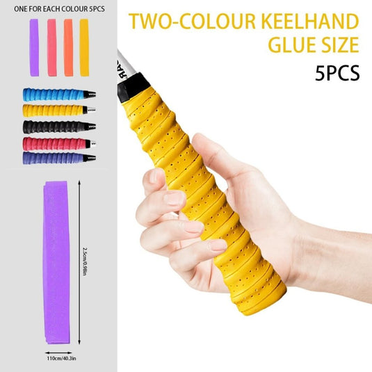 Gripband set 5 stuks voor rackets - happygetfit.com
