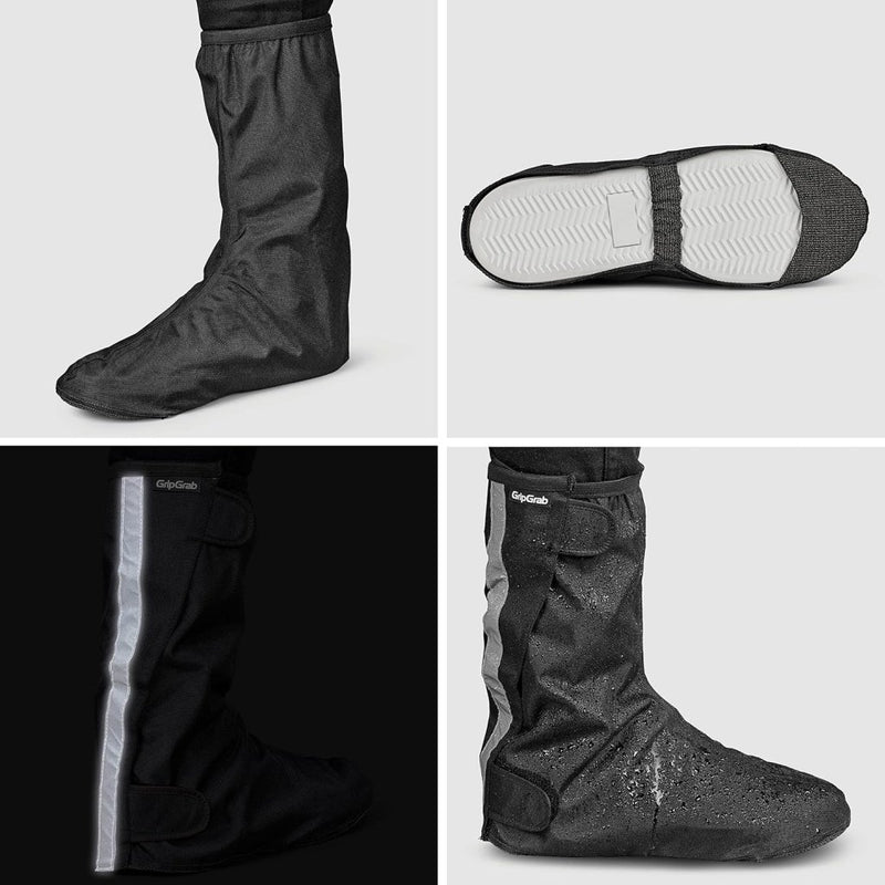 Load image into Gallery viewer, GripGrab DryFoot 2nd Edition Regenoverschoenen voor op de Fiets Hoge Regenbescherming voor Alledaagse Schoenen Klittenbandsluiting Fietsgaiters - happygetfit.com
