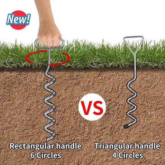 Grondankers 4 stuks met verstelbare riemen voor trampoline – stormankers – trampoline accessoires - happygetfit.com