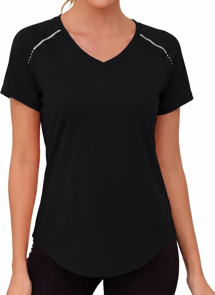 Laad afbeelding in Galerijviewer, Gyabnw Sportshirt dames T-shirts dames korte mouwen elastisch shirt gym dames rug ademend mesh top fitness yoga hardlopen dans - happygetfit.com
