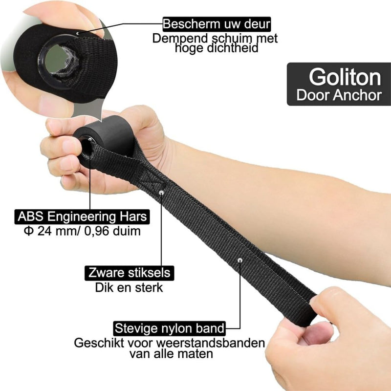 Laad afbeelding in Galerijviewer, Gym Fitness weerstandsbanden tubes deuranker - happygetfit.com

