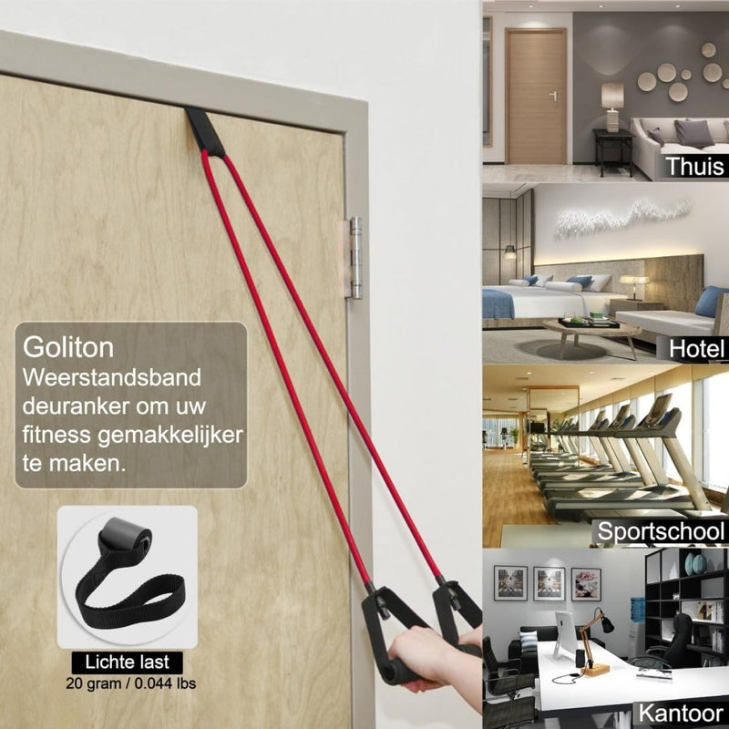 Laad afbeelding in Galerijviewer, Gym Fitness weerstandsbanden tubes deuranker - happygetfit.com
