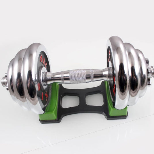 Halterhouders set van 2 groen voor dumbbells - happygetfit.com