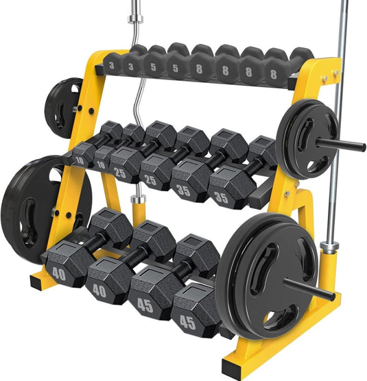 🏋️‍♂️ Halterrek voor thuis – krachtig, stabiel en ruimtebesparend - happygetfit.com