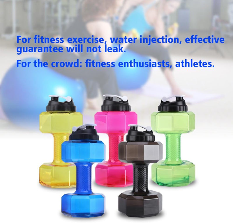 Load image into Gallery viewer, Haltervormige waterfles 2,2 liter blauw - happygetfit.com
