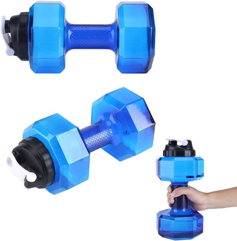 Load image into Gallery viewer, Haltervormige waterfles 2,2 liter blauw - happygetfit.com
