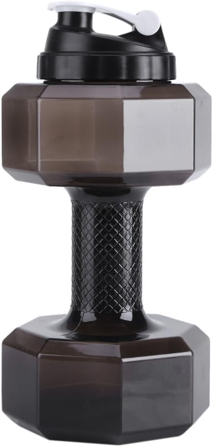 Load image into Gallery viewer, Haltervormige waterfles 2,2 liter zwart - happygetfit.com
