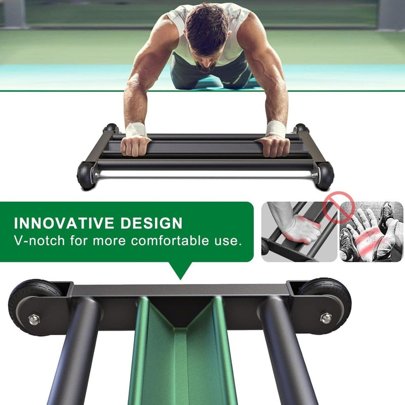 Załaduj obraz do przeglądarki galerii, Hamstring roller met V-vormige voetsteun en soepele wielen – glute trainer – core trainer - happygetfit.com
