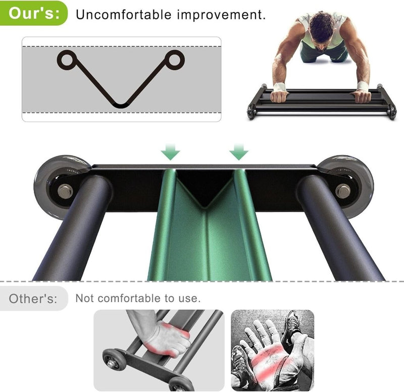 Załaduj obraz do przeglądarki galerii, Hamstring roller met V-vormige voetsteun en soepele wielen – glute trainer – core trainer - happygetfit.com
