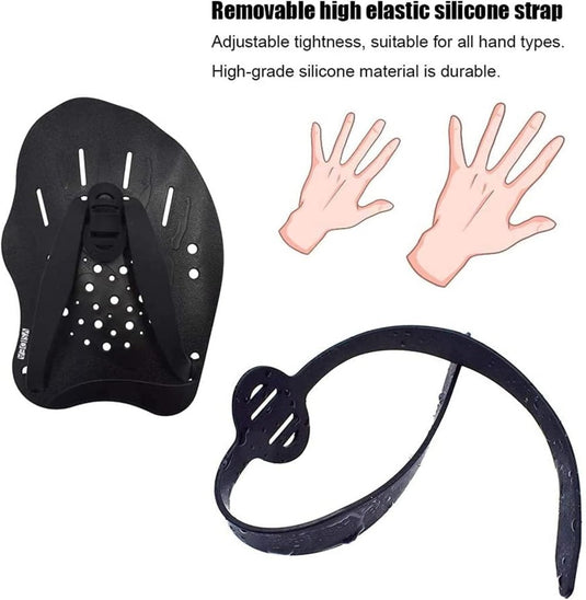 Handpeddel, handpeddel, professionele zwemtrainingsschep, draagbaar, duurzaam, kleine schep, zwembadvliezen, trainingsaccessoires voor volwassenen, uniseks - happygetfit.com