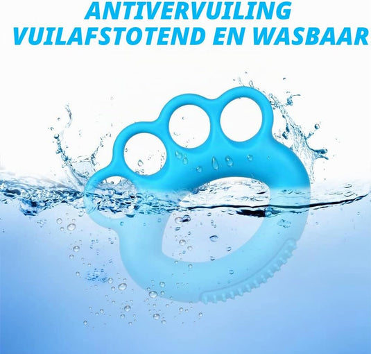 Handtrainer gripballen 4 stuks van elastisch rubber met verschillende weerstandsniveaus – handkrachttraining – stressballen - happygetfit.com