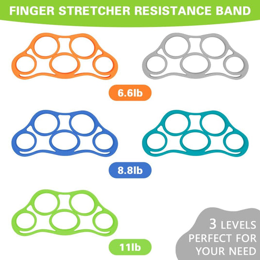 Handtrainer gripballen 4 stuks van elastisch rubber met verschillende weerstandsniveaus – handkrachttraining – stressballen - happygetfit.com