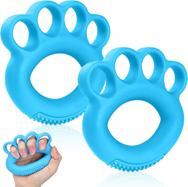Bild im Galerie-Viewer laden, Handtrainer gripballen 4 stuks van elastisch rubber met verschillende weerstandsniveaus – handkrachttraining – stressballen - happygetfit.com
