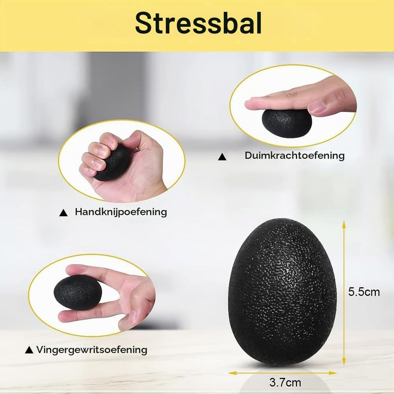Laad afbeelding in Galerijviewer, Handtrainer set 5-delig met verstelbare weerstand van 5 tot 60 kg voor hand- en vingerkracht – griptraining – onderarmtraining - happygetfit.com
