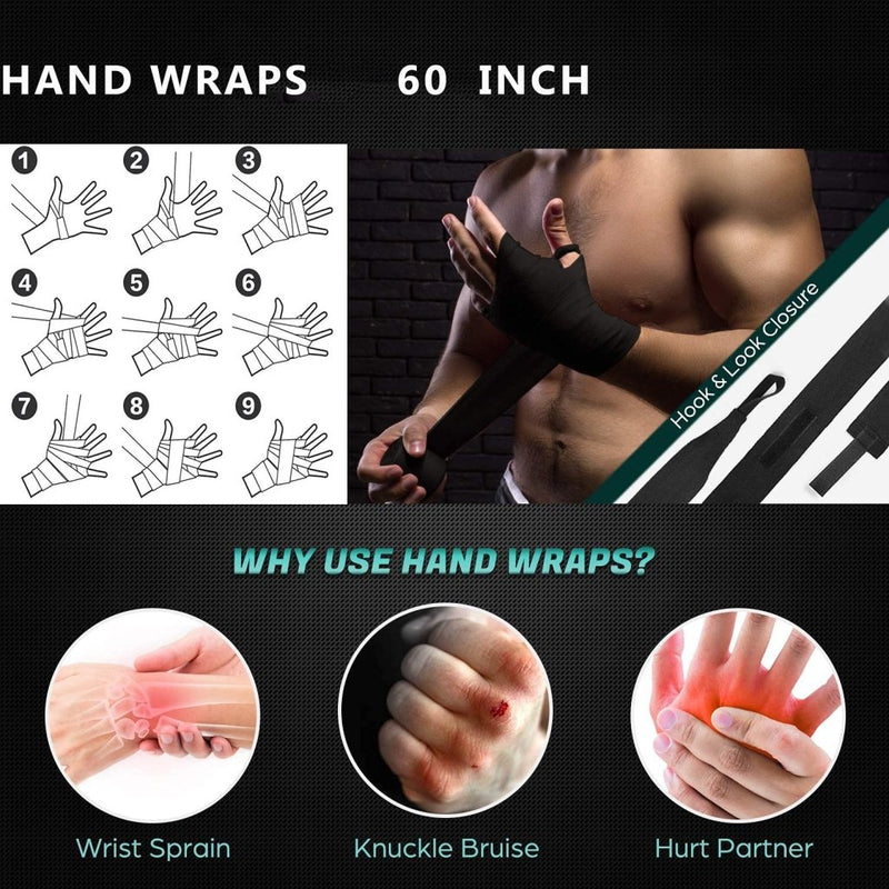 Load image into Gallery viewer, Hanging Punching Bag Set Unfilled, Heavy Boxing Bags Kickboxing Bag for Adults Kids, Youth Boxing Set with Hand Wraps, Punching Bag Hangers, for MMA Muay Thai Karate Taekwondo Training - happygetfit.com
