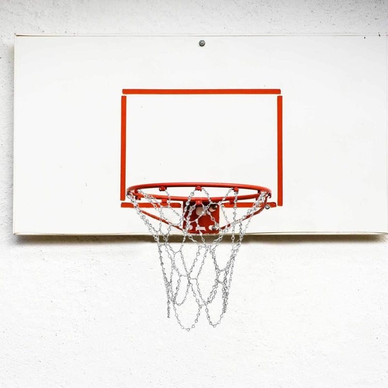 Load image into Gallery viewer, Heavy Duty basketbalkettingnet met S-haken - vervanging van hoepelnetten - premium kwaliteit en duurzaam - happygetfit.com
