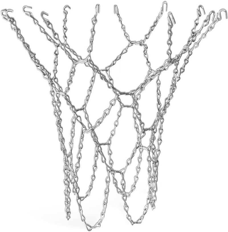 Load image into Gallery viewer, Heavy Duty basketbalkettingnet met S-haken - vervanging van hoepelnetten - premium kwaliteit en duurzaam - happygetfit.com
