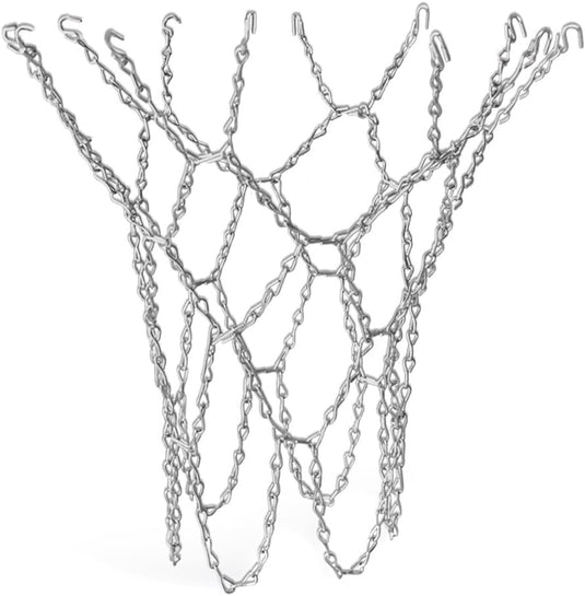 Heavy Duty basketbalkettingnet met S-haken - vervanging van hoepelnetten - premium kwaliteit en duurzaam - happygetfit.com