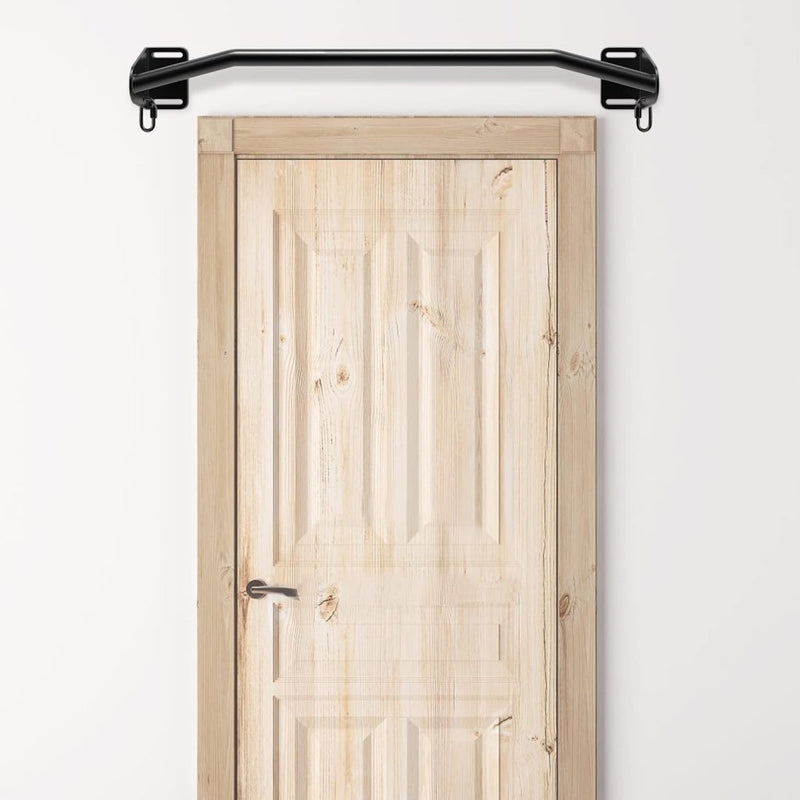 Załaduj obraz do przeglądarki galerii, Heavy-duty optrekstang voor wand en balk tot 227 kg met accessoireringen – pull-up bar – krachttraining - happygetfit.com
